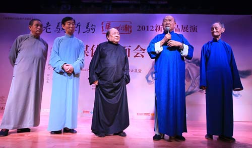 “老驥新駒”馬氏相聲展演 天津大禮堂爆笑登場