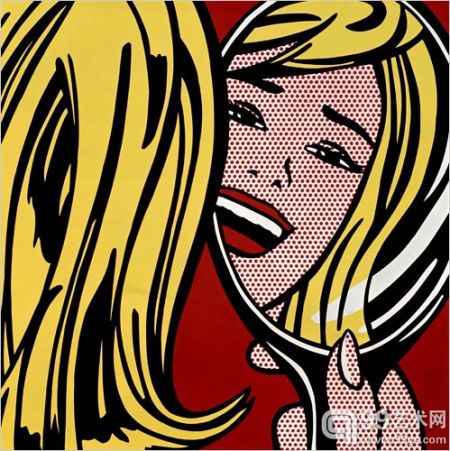 羅伊·李奇登斯坦（Roy Lichtenstein）作品《鏡子中的女孩》（Girl in Mirror）