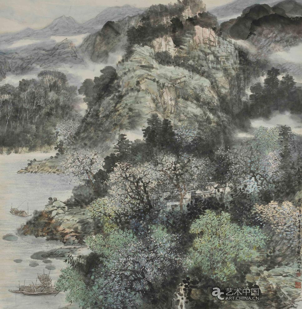 富春山居圖,新富春山居圖,溫總理,中國(guó)國(guó)家博物館,中央文史館,成立60周年,國(guó)務(wù)院參事室,中華書畫家,中央文史研究館書畫院