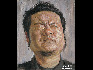 作者名：施本銘 Shi Benming 作品名稱：眾生相 56 Faces of the multitude NO.56 作品尺寸：38X45.50CM 作品材質(zhì)：布面油畫 創(chuàng)作年代：1998