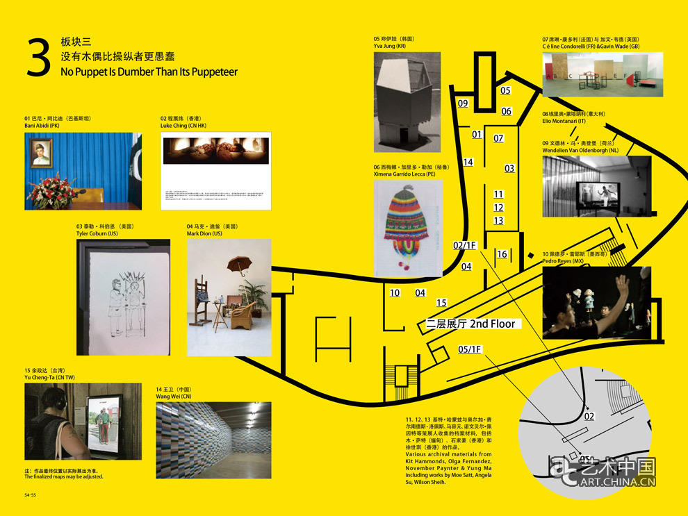 展場導視圖——板塊三“沒有木偶比操縱者更愚蠢”