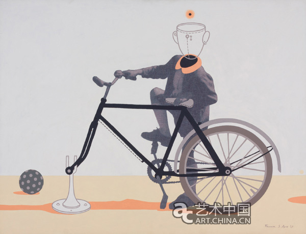 輕松的下午II 費倫茨.唉泊爾 2006 亞克力，印畫 76x100cm