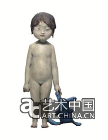 向京Xiang Jing 說(shuō)不出的憂傷之三 Unspoken Sorrow NO.3 銅著色 bronze, painted 52 x 20 x 20 cm 2009